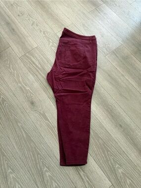 Lane Bryant size 26 Burgundy Casual Pants